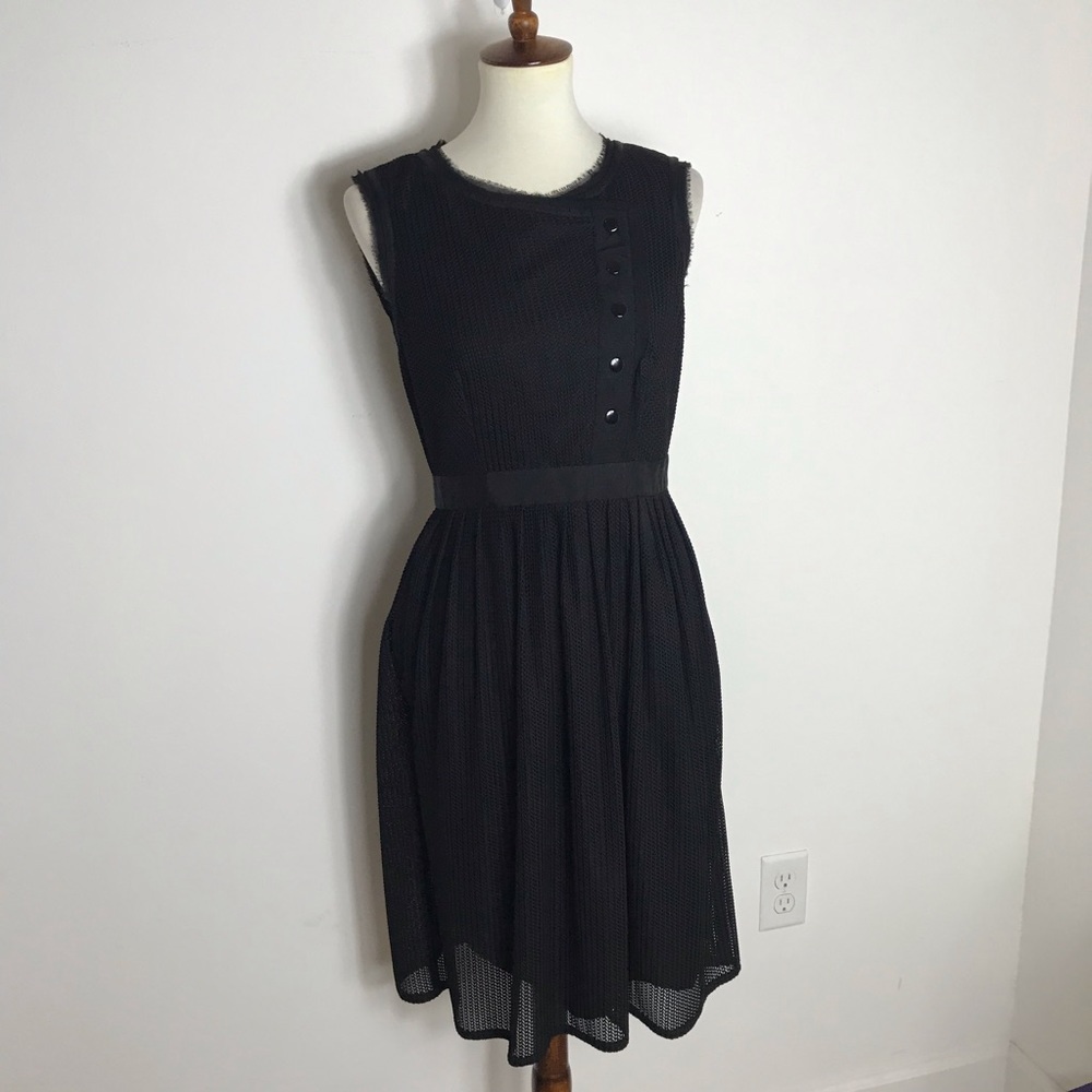 Kay Unger Black Fit and Flare dress